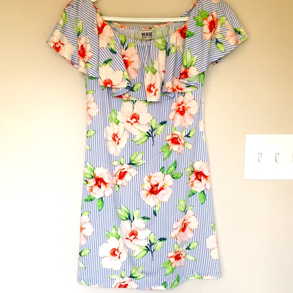 Verse Stitch Fix Mandy knit off shoulder dress